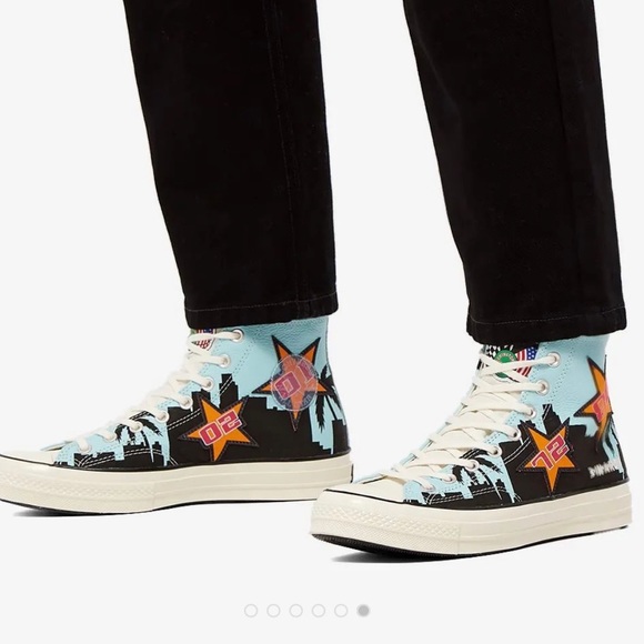 Converse x Chinatown Market Chuck Taylor 1970s Hi Lakers - Picture 6 of 8